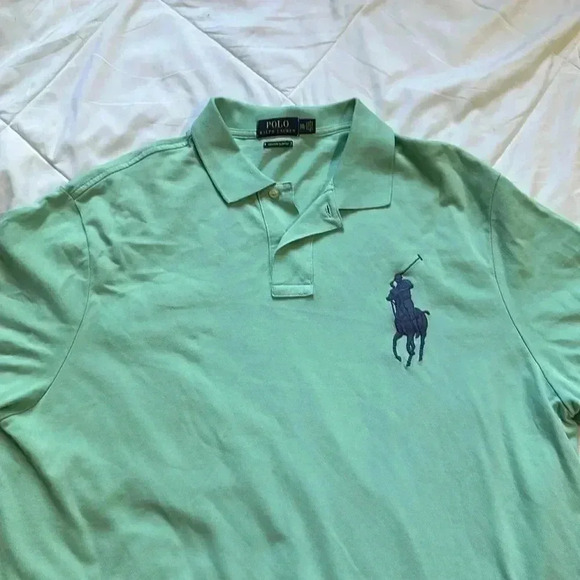 Polo Ralph Lauren Big Pony Custom Slim Fit Short Sleeves Crested Shirt Sz XXL - Picture 5 of 7